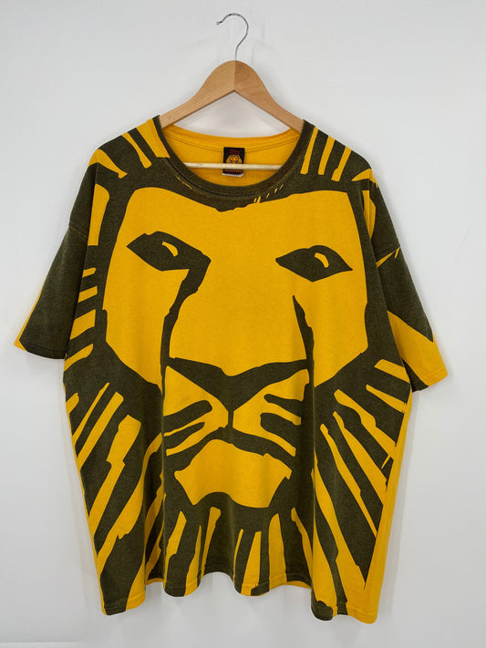 Vintage LION KING MUSICAL Size XXL Vintage T-Shirt / A4333
