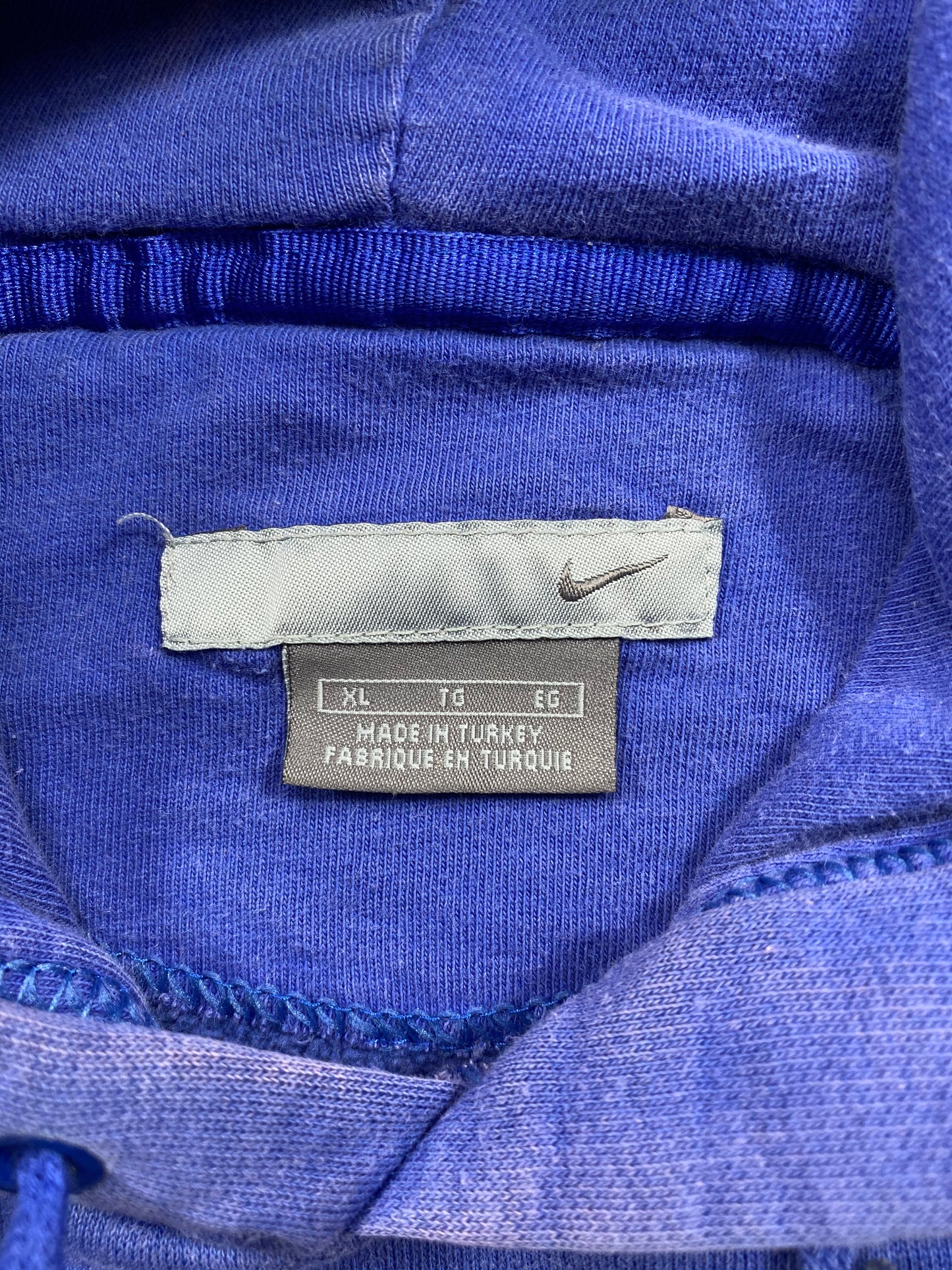 00' NIKE Size XL Vintage Hoodie Sweat-shirt   / 5952