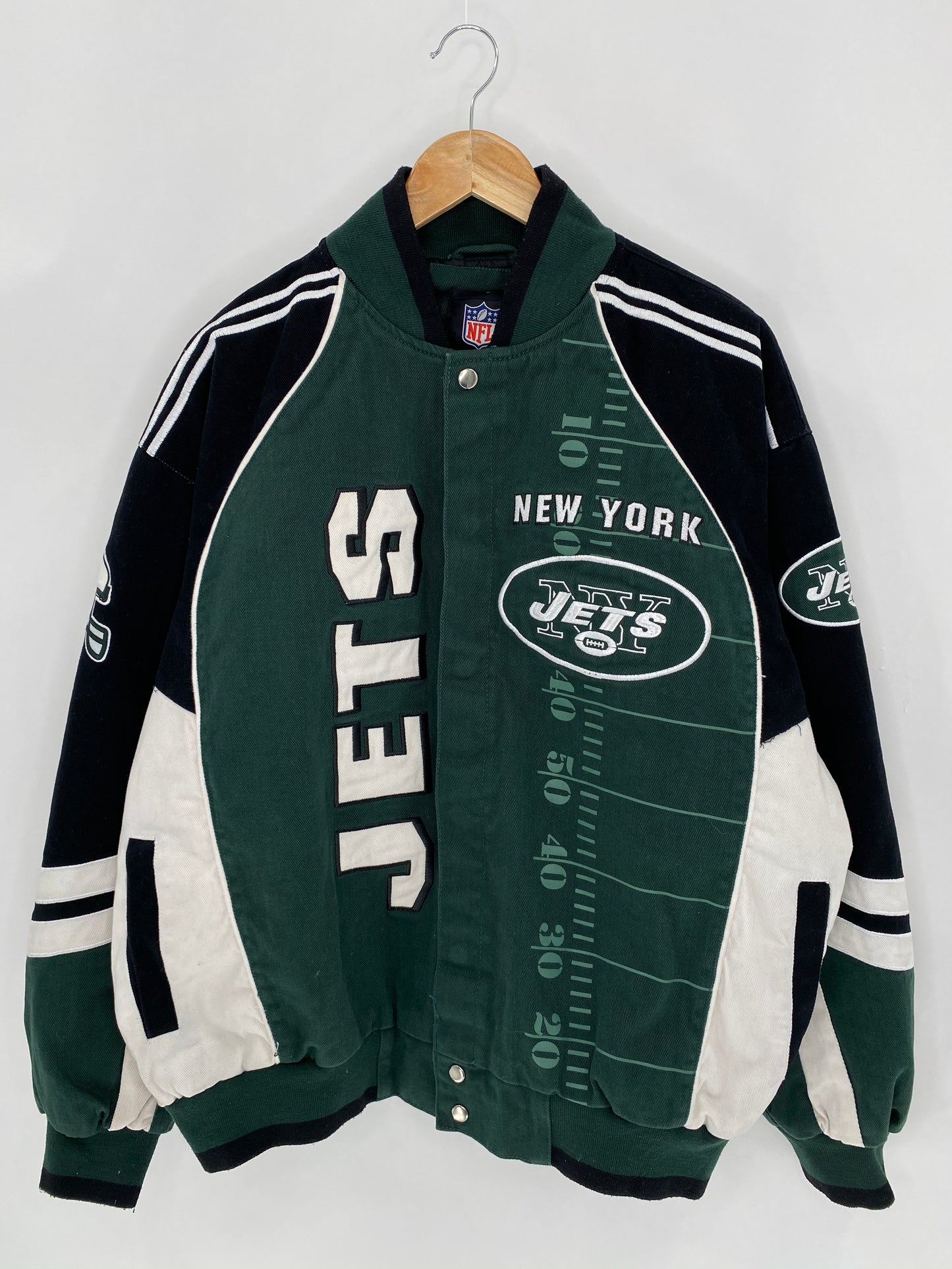 NFL NEW YORK JETS Size XL Vintage NFL Jacket / 6174