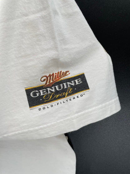 Vintage MILLER DRAFT Size L T-Shirts / A6595