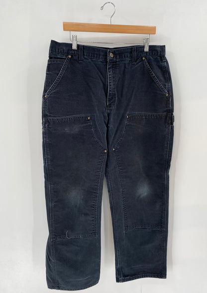 Vintage Carhartt Size 36x30 Double Knee Duck Pants / K3571
