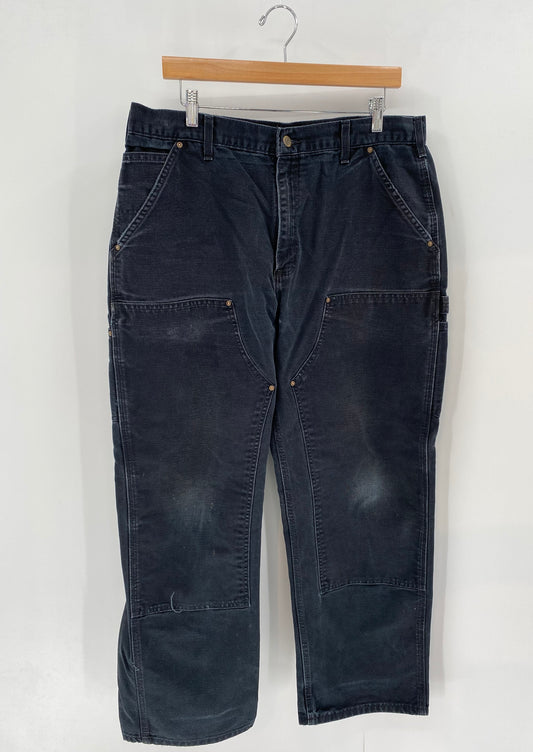 Vintage Carhartt Size 36x30 Double Knee Duck Pants / K3571