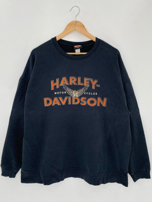 2009 Harley Davidson WATERLOO IOWA Size Approx.L Vintage Sweat-Shirt / 5730