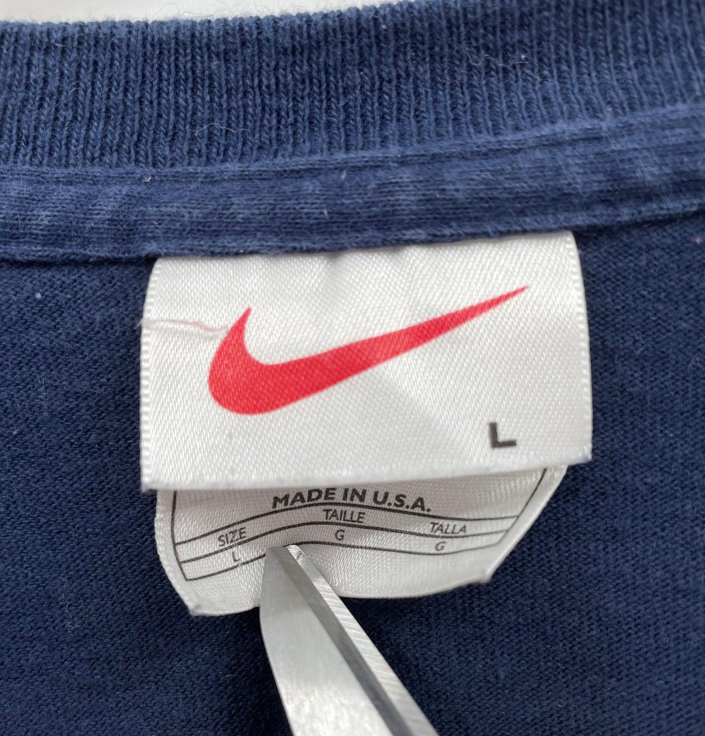 90’s NIKE Made in USA Size L Vintage Long sleeve T-shirt / A8587