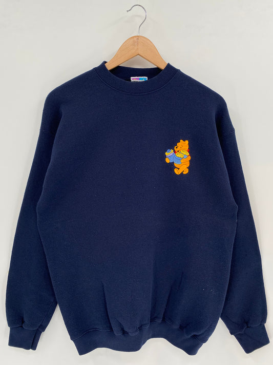 90’s DISNEY WINNIE THW POOH Made in USA Size L Vintage Sweat-shirt / K2472