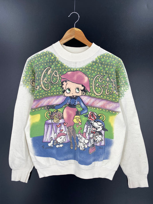 90’s BETTY BOOP  Made in USA Size M Vintage Sweat-shirt / 9186