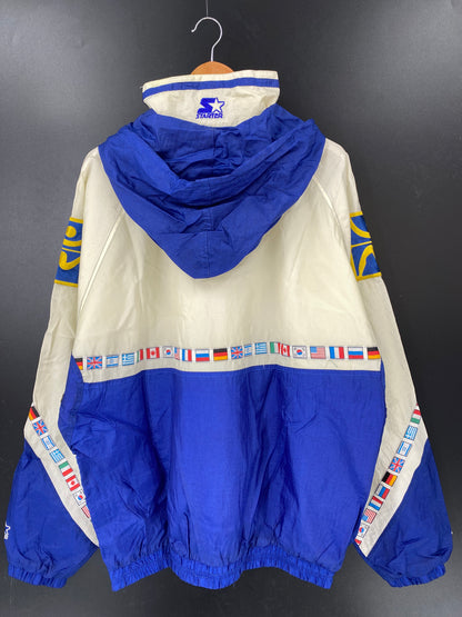 1996 STARTER x Atlanta Olympic 1995 SPECIAL OLYMPICS WORLD GANES Size XL Nylon-Jacket / K4015