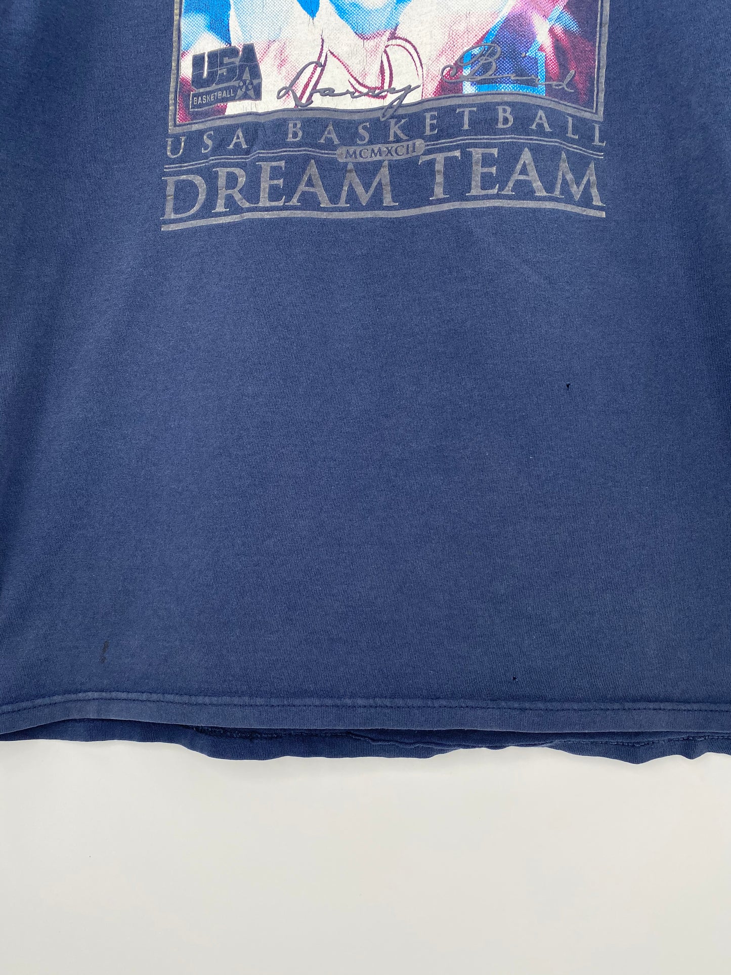 90's NIKE Larry Bird USA BASKETBALL DREAM TEAM Size M Vintage T-shirt / 8343