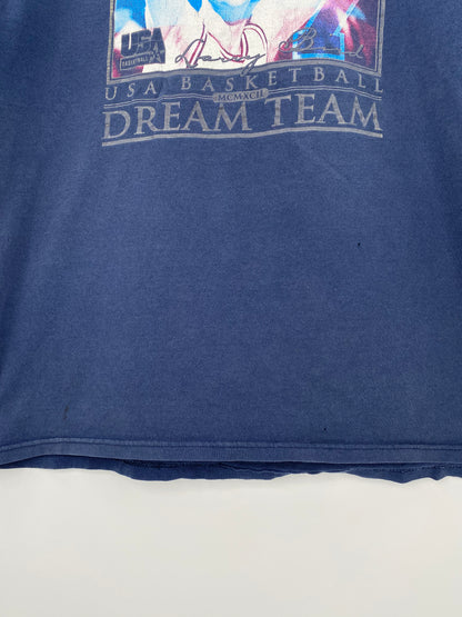 90's NIKE Larry Bird USA BASKETBALL DREAM TEAM Size M Vintage T-shirt / 8343