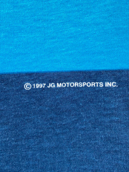 1997 CHASE AUTHENTICS Made in USA Size L Vintage Racing T-shirt / 7343