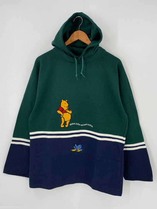 00' DISNEY WINNIE THE POOH Size Approx.XL Vintage Hoodie Sweat-shirt / A6421