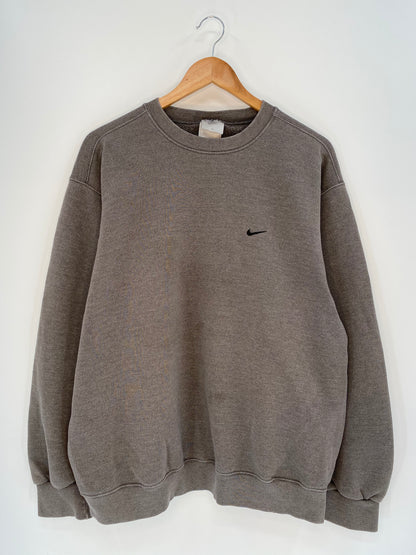 90’s NIKE Mini Swoosh Size L Vintage Sweat-shirt / 9008