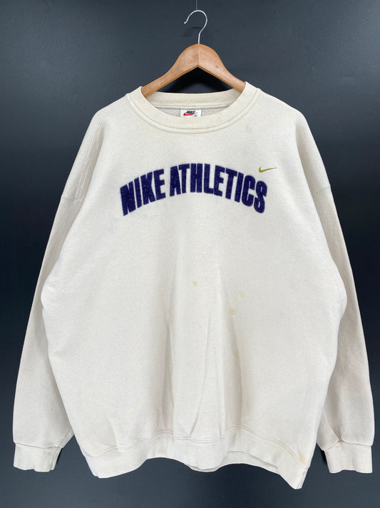 90's NIKE ATHLETICS Made in USA Size XXL Vintage Sweat-Shirt / k1209