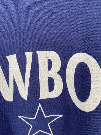 90's NIKE COWBOYS Made in USA Size XL Vintage NFL Sweat-Shirt / K3759
