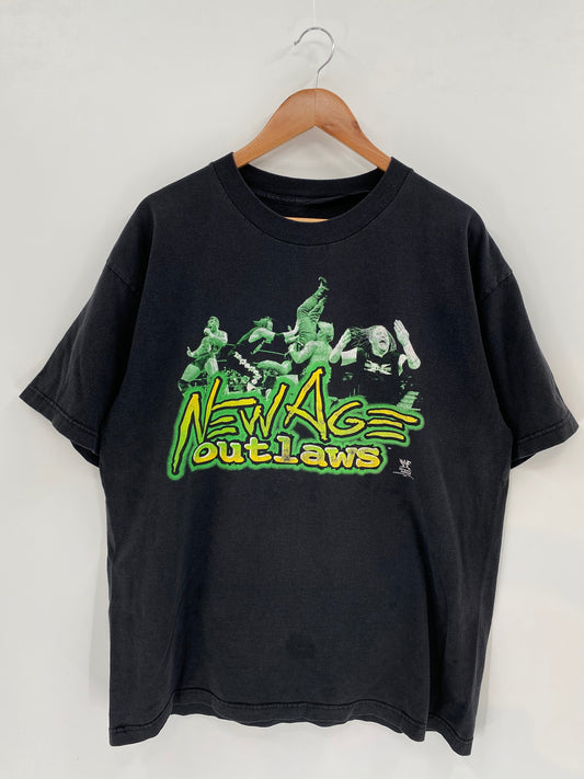1998 WWF NEW AGE OUTLAWS No Tag (Approx. Size XXL) Vintage WWE T-Shirts / A4038