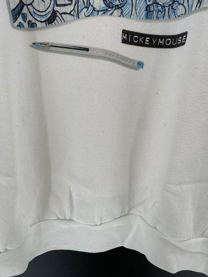 90’s DISNEY MICKEY Made in USA Size L Vintage Sweat-Shirt/ K681
