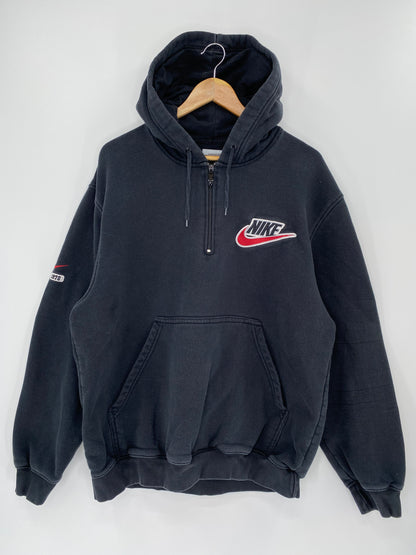 00’ NIKE Size L Vintage Hoodie Half-zip Sweat-shirt / 8613