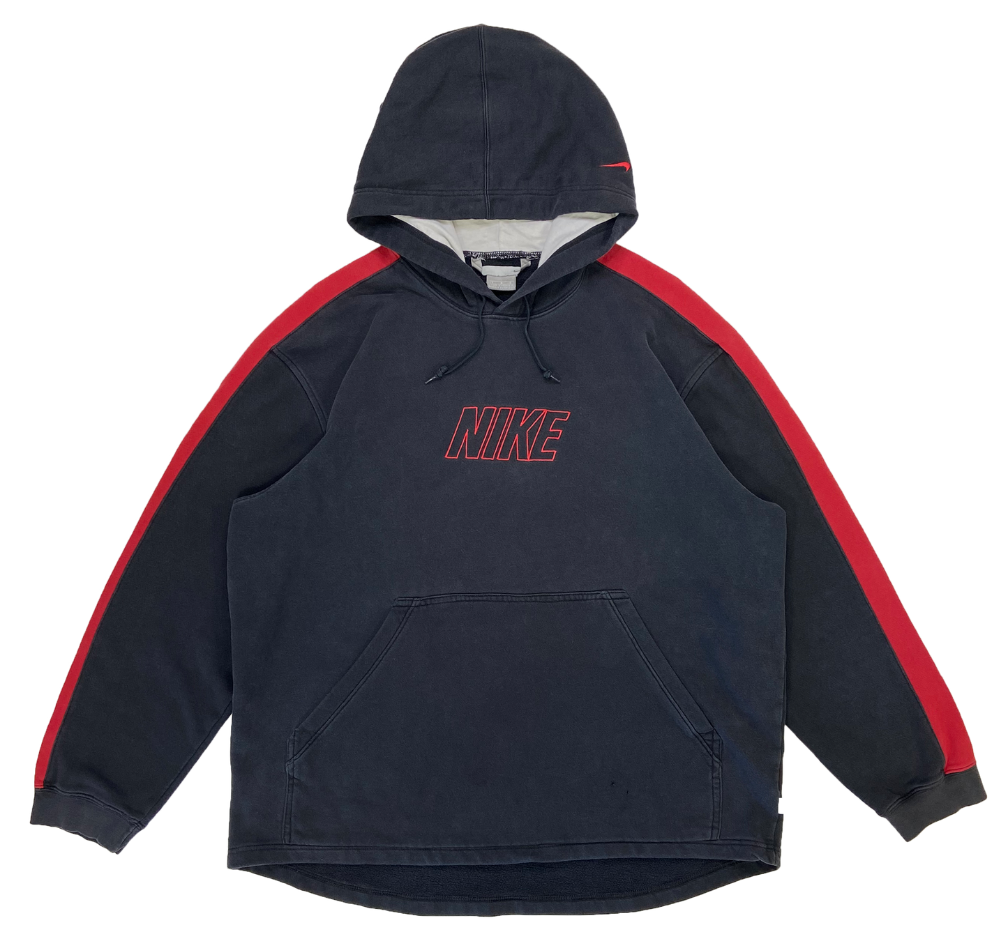 00' Nike Center Logo Hoodie Vintage Sweat-Shirt / 3000