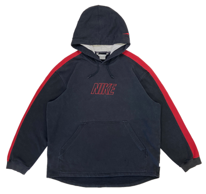 00' Nike Center Logo Hoodie Vintage Sweat-Shirt / 3000