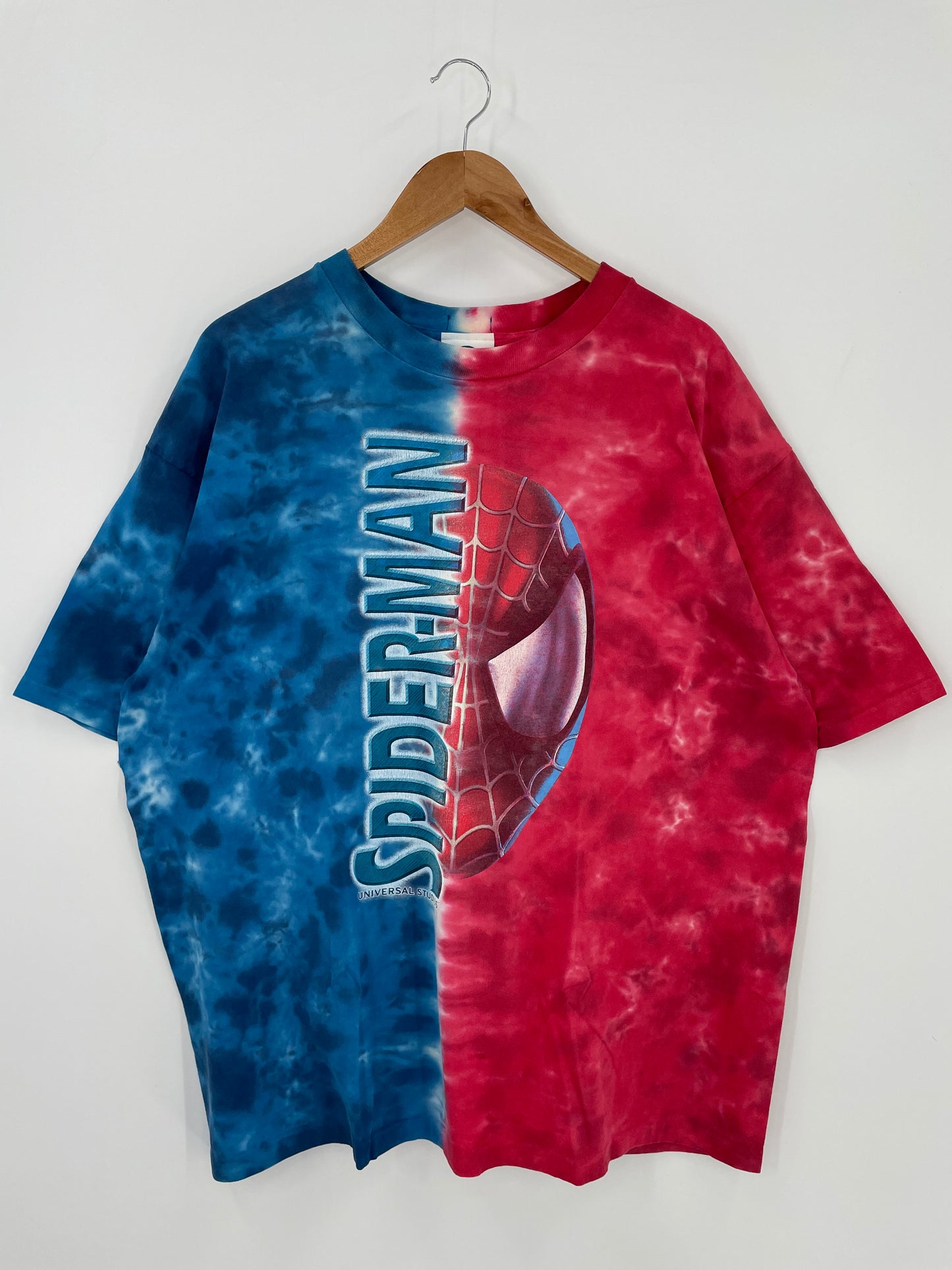 Vintage UNIVERSAL STUDIOS SPIDER MAN MARVEL Made in USA Size XL T-Shirt / k454