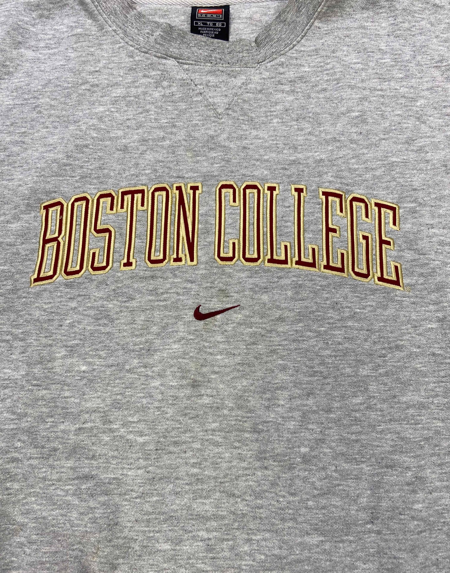90's Nike x Boston College Vintage Sweat-Shirt / 3015