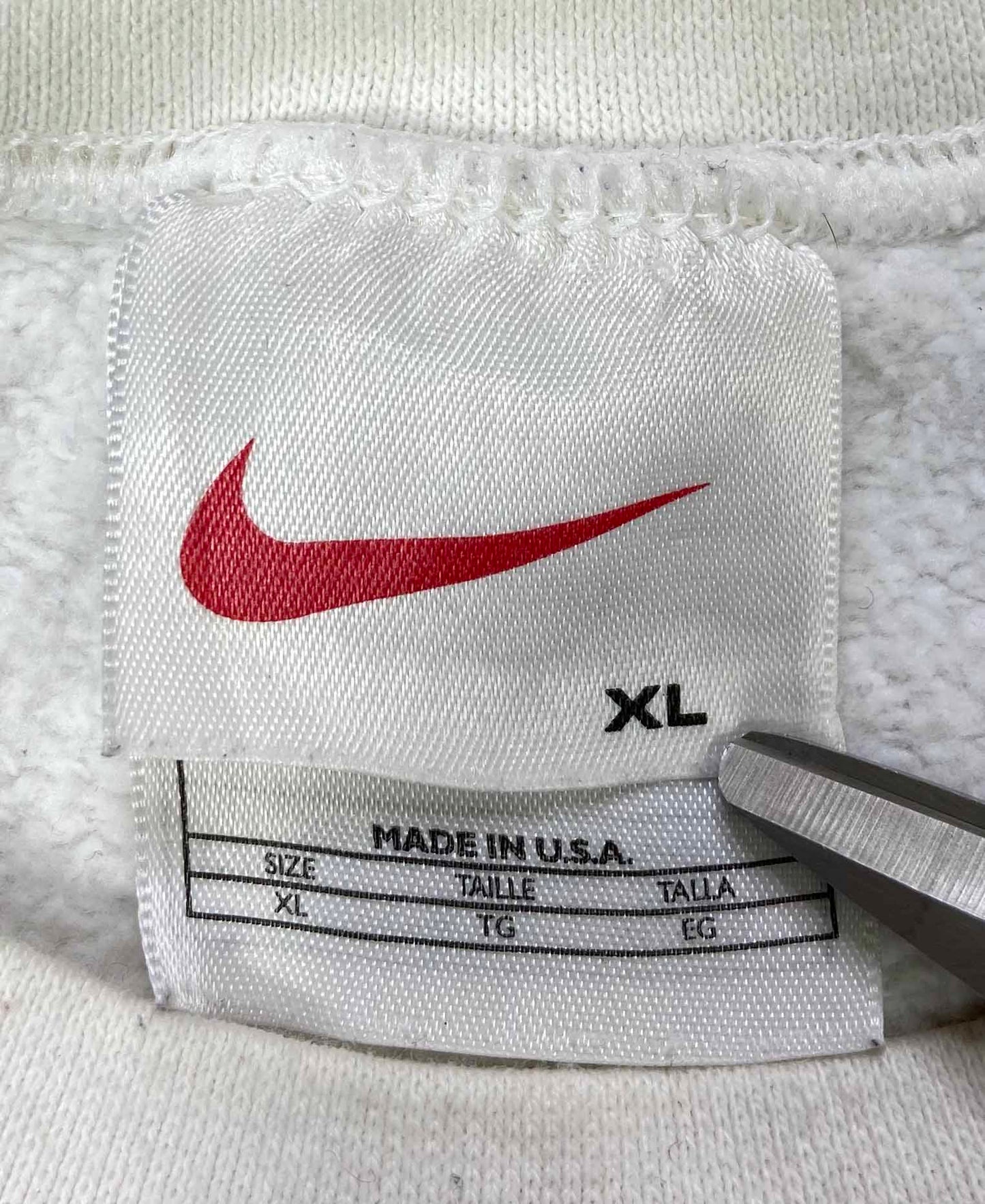 90's Nike Athletics Center Logo Made in USA Vintage Sweat-Shirt / 3030