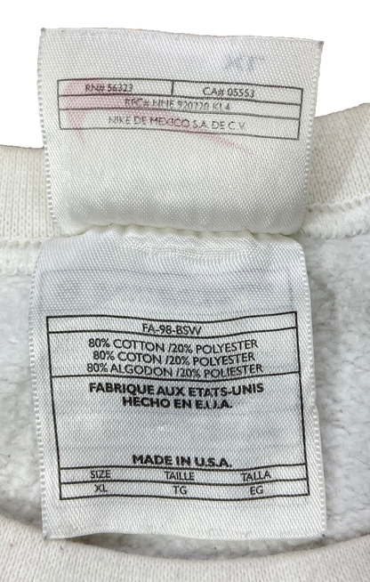90's Nike Athletics Center Logo Made in USA Vintage Sweat-Shirt / 3030