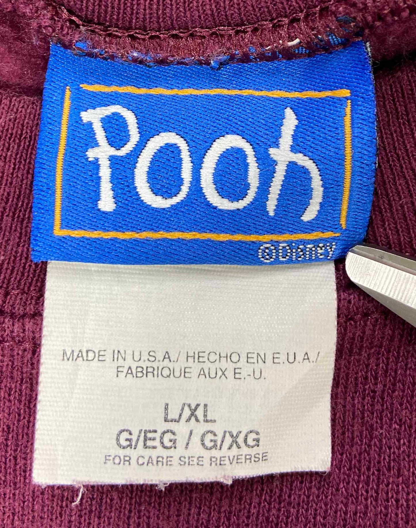 90's Winnie the Pooh Disney Made in USA Vintage Sweat-Shirt / 3049