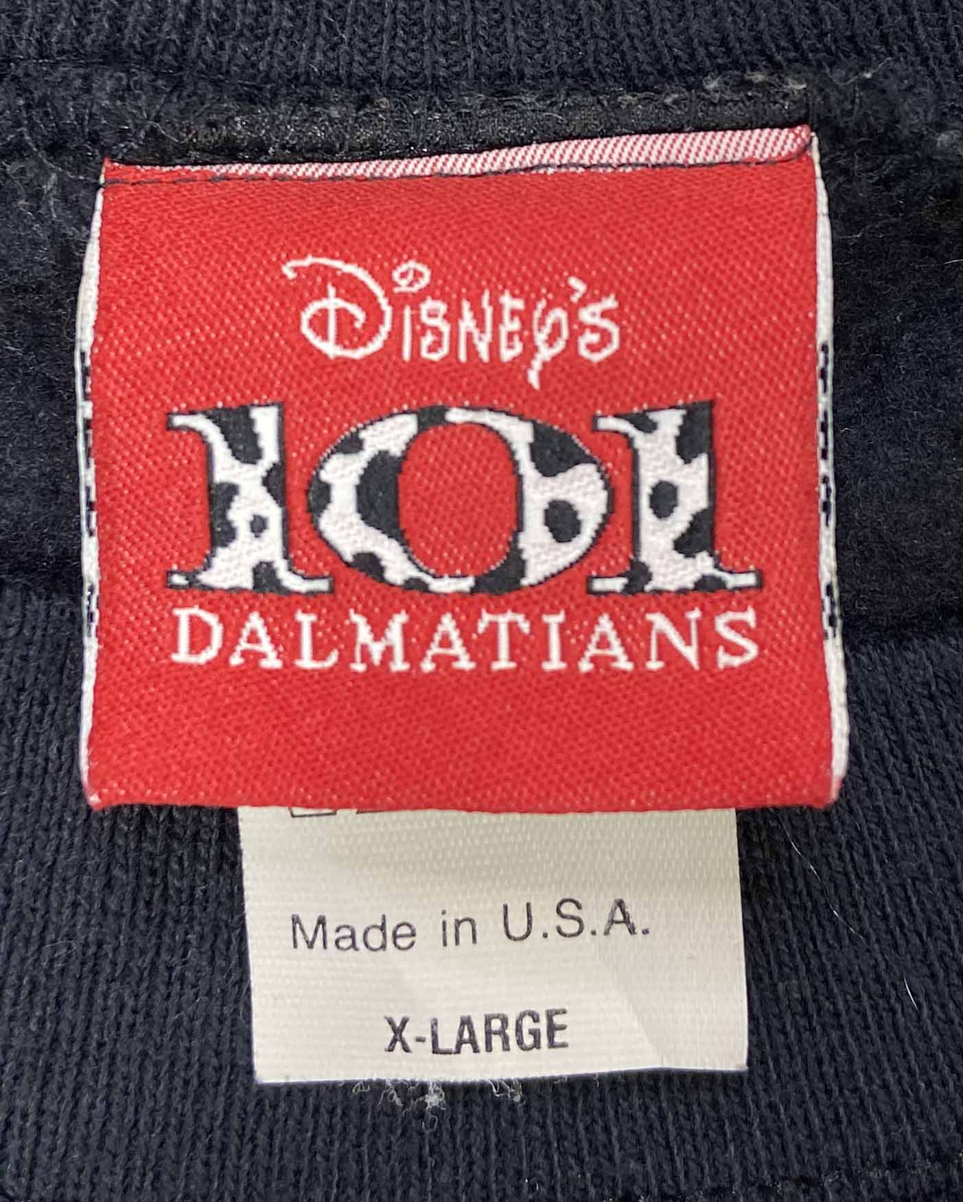 90's 101 Dalmatians Disney Made in USA Vintage Sweat-Shirt / 3055