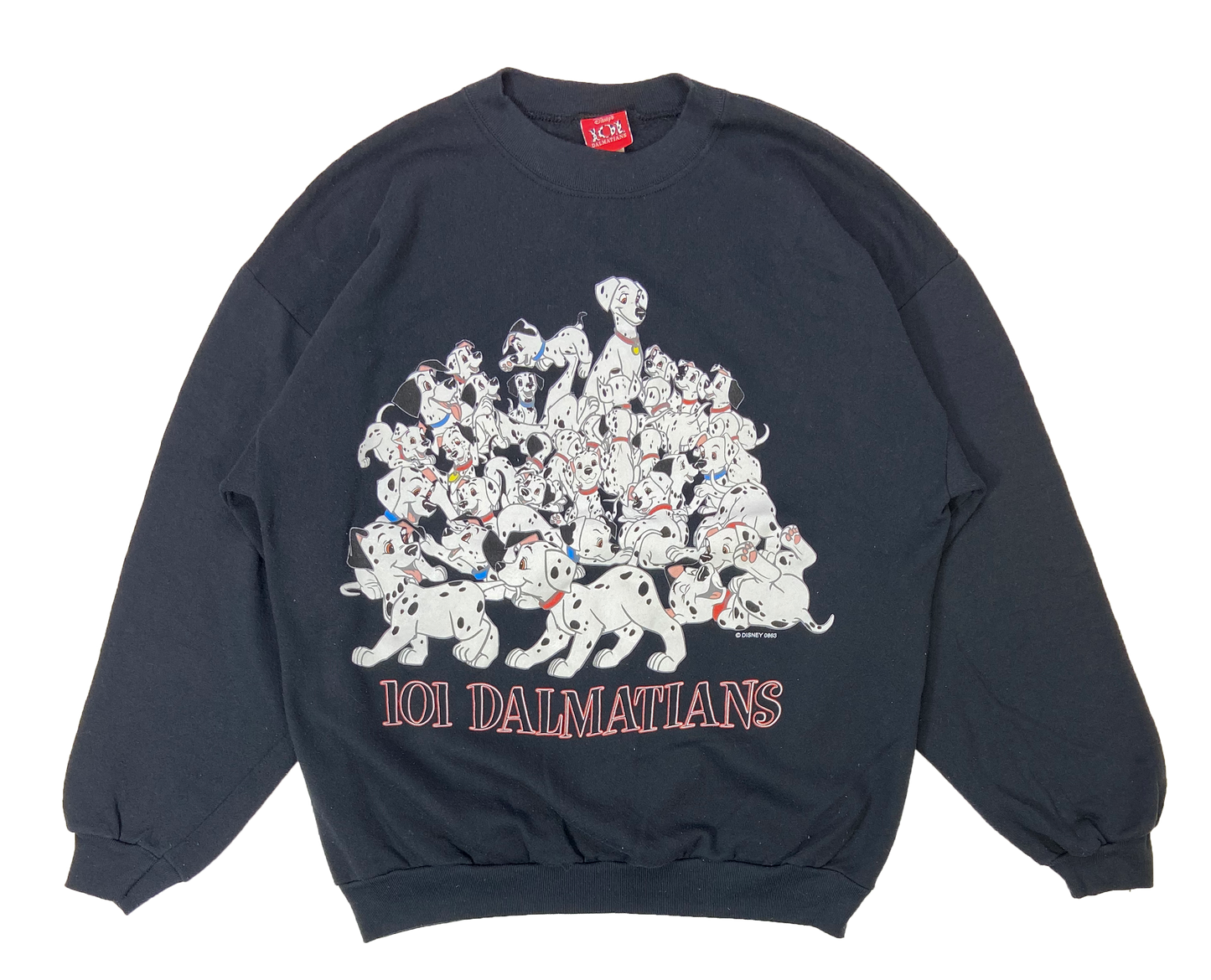 90's 101 Dalmatians Disney Made in USA Vintage Sweat-Shirt / 3055