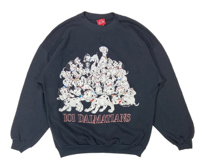 90's 101 Dalmatians Disney Made in USA Vintage Sweat-Shirt / 3055