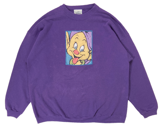 Vintage Dopey Seven Dwarfs Made in USA Disney Sweat-Shirt / 3067