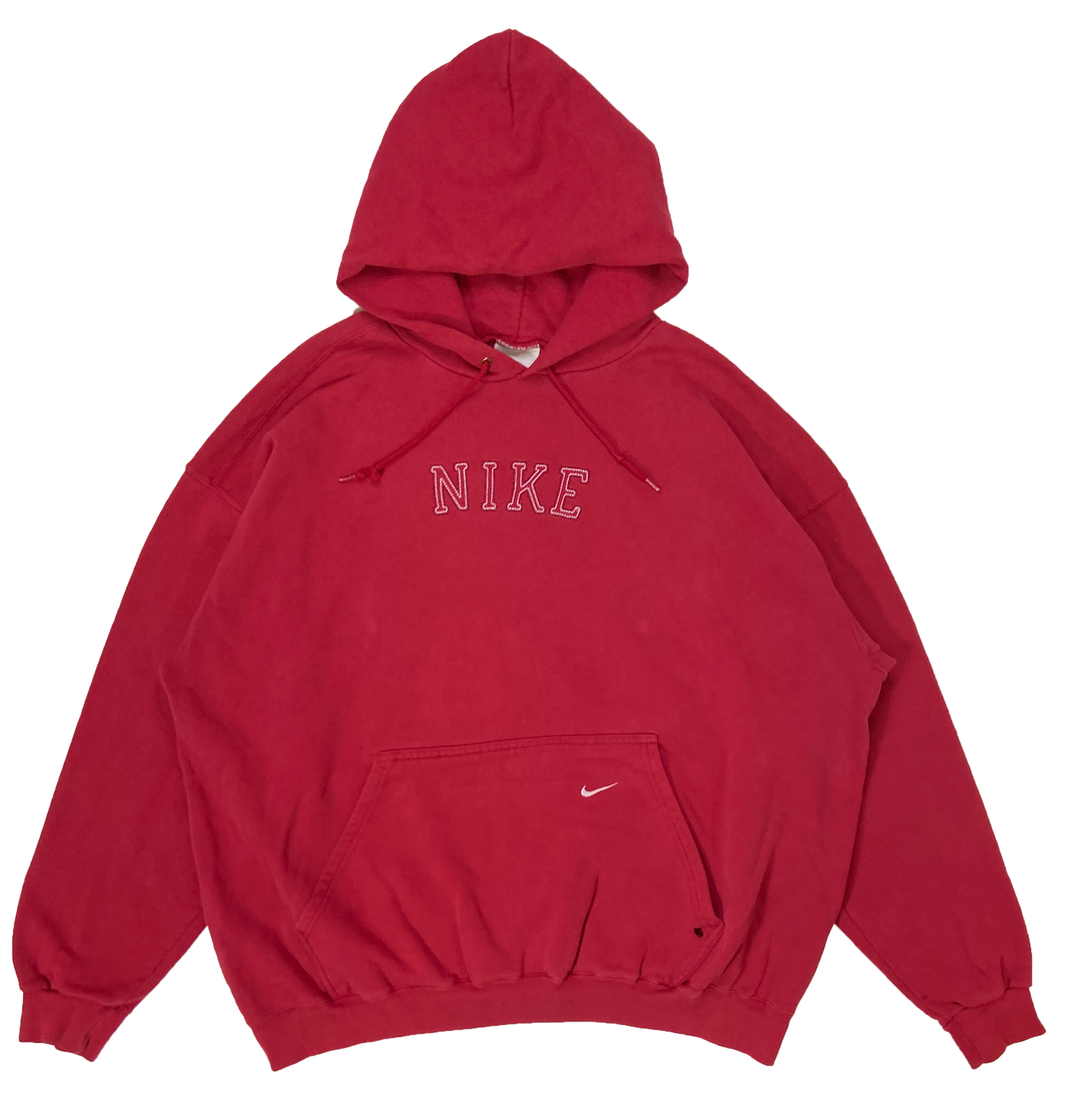 90's Nike Center Logo Vintage Hoodie Sweat-Shirt / 3086