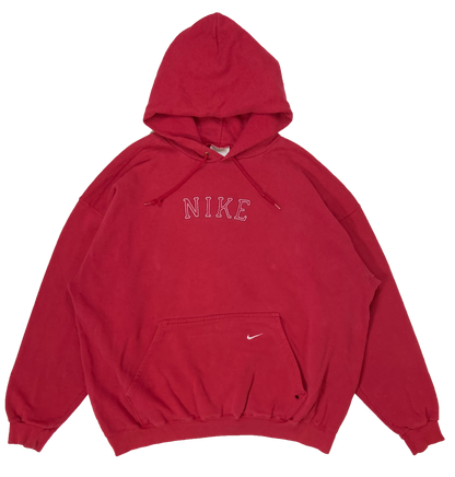 90's Nike Center Logo Vintage Hoodie Sweat-Shirt / 3086
