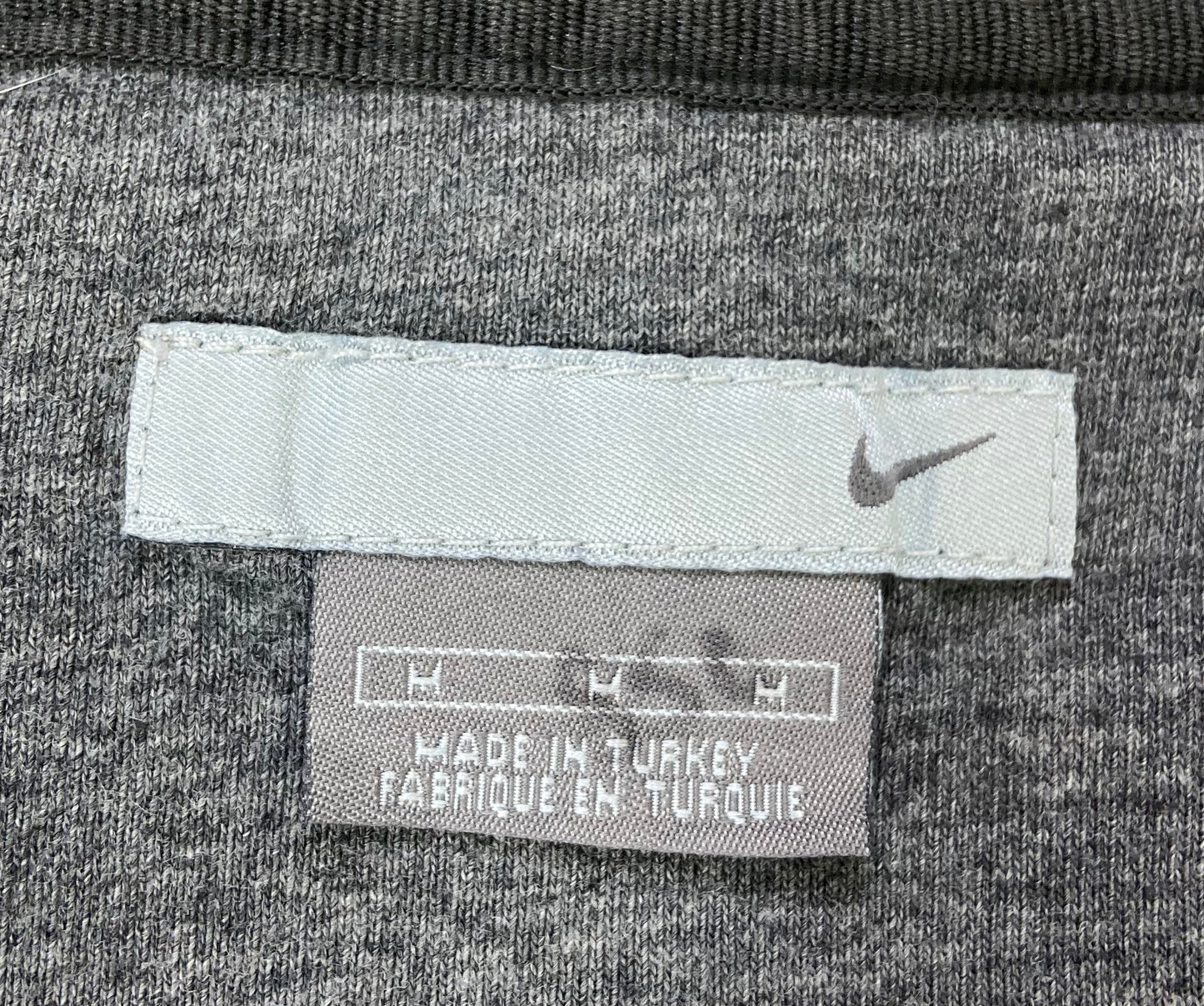 00' Nike Mini Swoosh Half-Zip Hoodie Vintage Sweat-Shirt / 3089