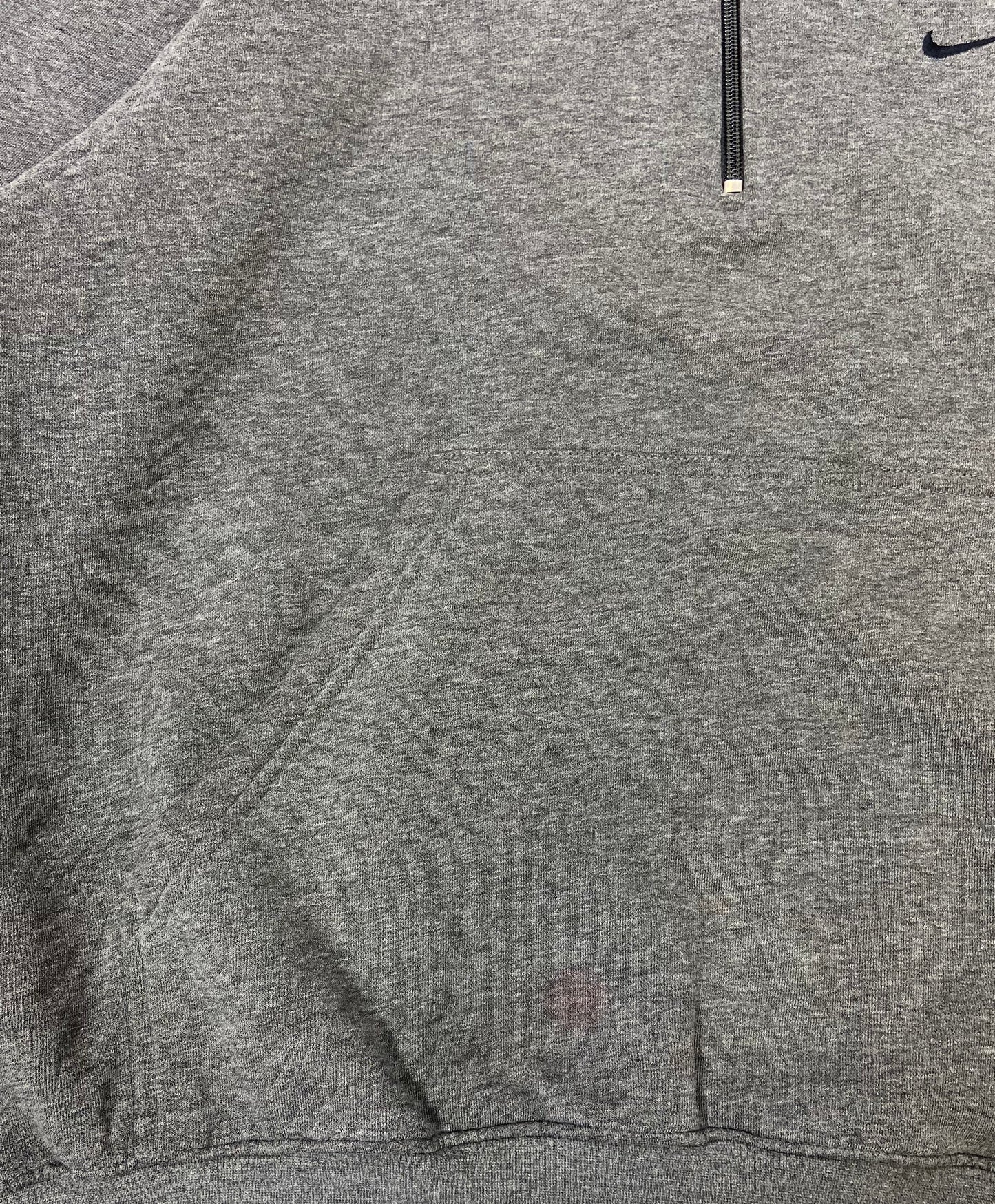 00' Nike Mini Swoosh Half-Zip Hoodie Vintage Sweat-Shirt / 3089