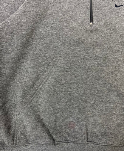 00' Nike Mini Swoosh Half-Zip Hoodie Vintage Sweat-Shirt / 3089