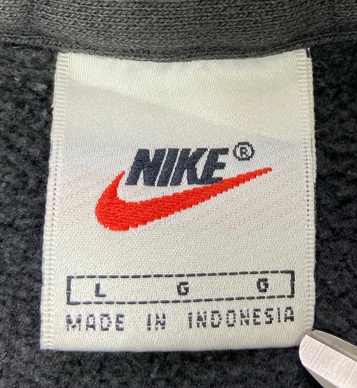 90's Nike Mini Swoosh Half-Zip Vintage Sweat-Shirt / 3092