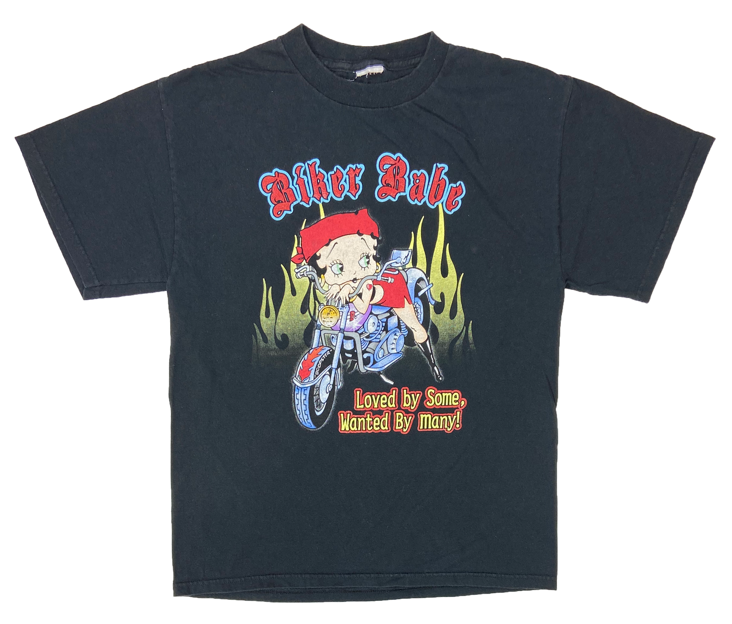 Vintage Betty Boop Biker Babe T-Shirt / 3093
