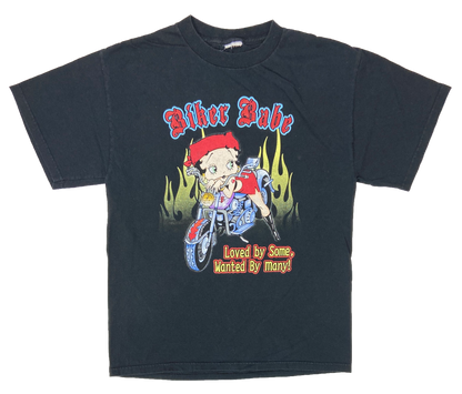 Vintage Betty Boop Biker Babe T-Shirt / 3093