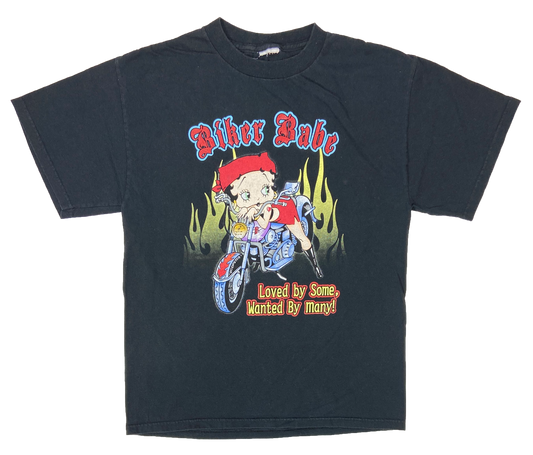 Vintage Betty Boop Biker Babe T-Shirt / 3093