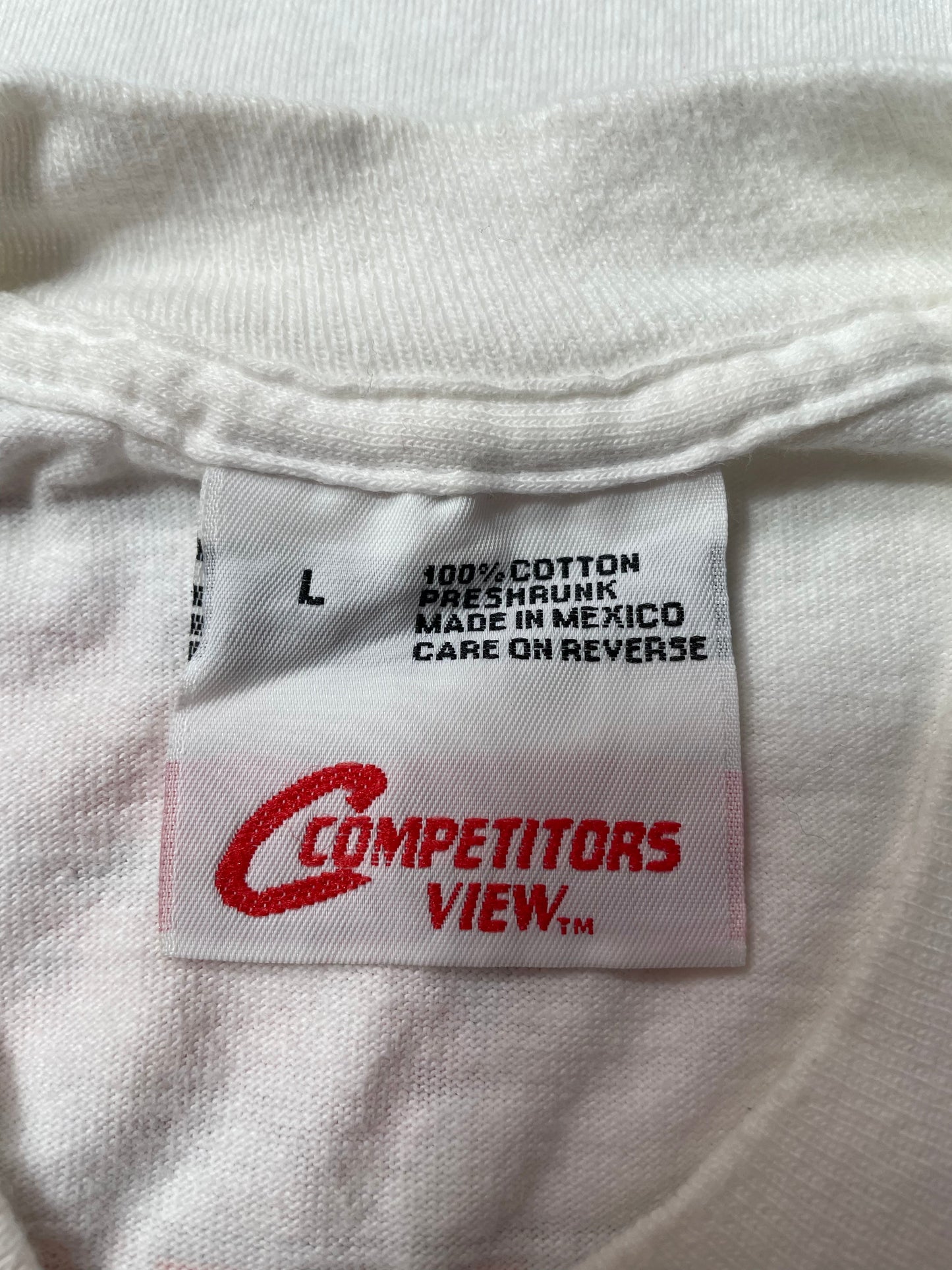 1997 NASCAR FINISH FIRST RACING Size L Vintage Racing T-shirt / A5821