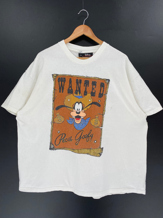 1996 DISNEY GOOFY Made in USA Size L-XL Vintage T- Shirts / K448