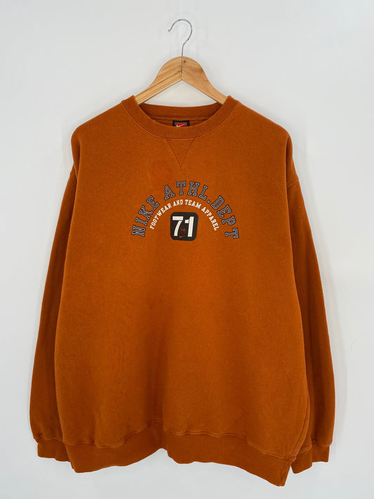 90’S NIKE ATHLETIC DEPT Size XXL Vintage Sweat-shirt / K7761