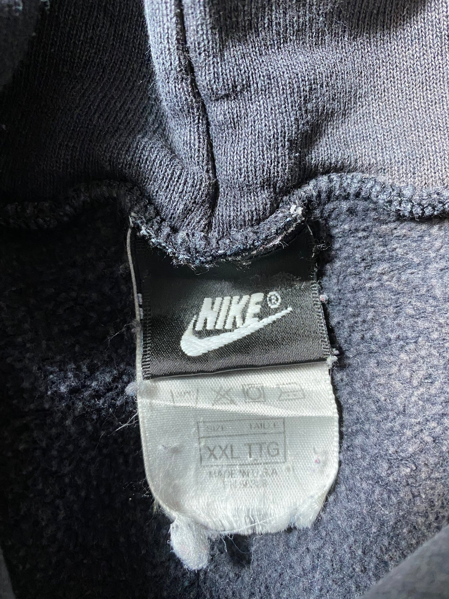 90’s NIKE Made in USA Size XXL Vintage Hoodie Sweat-Shirt / K3652