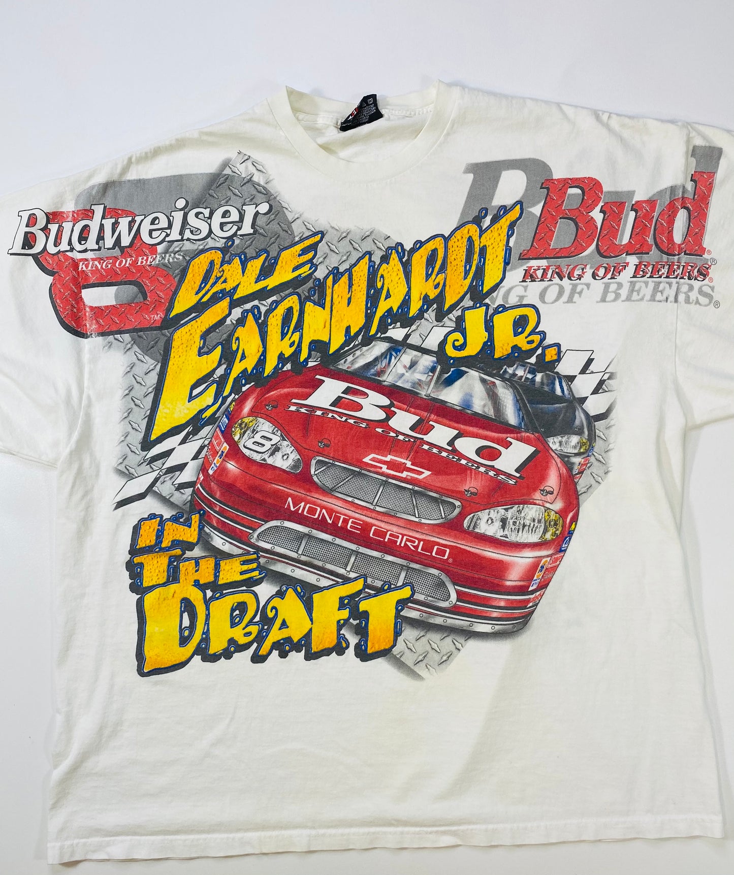 2002 BUDWEISER Size XXL Vintage Racing T-shirts / 6277