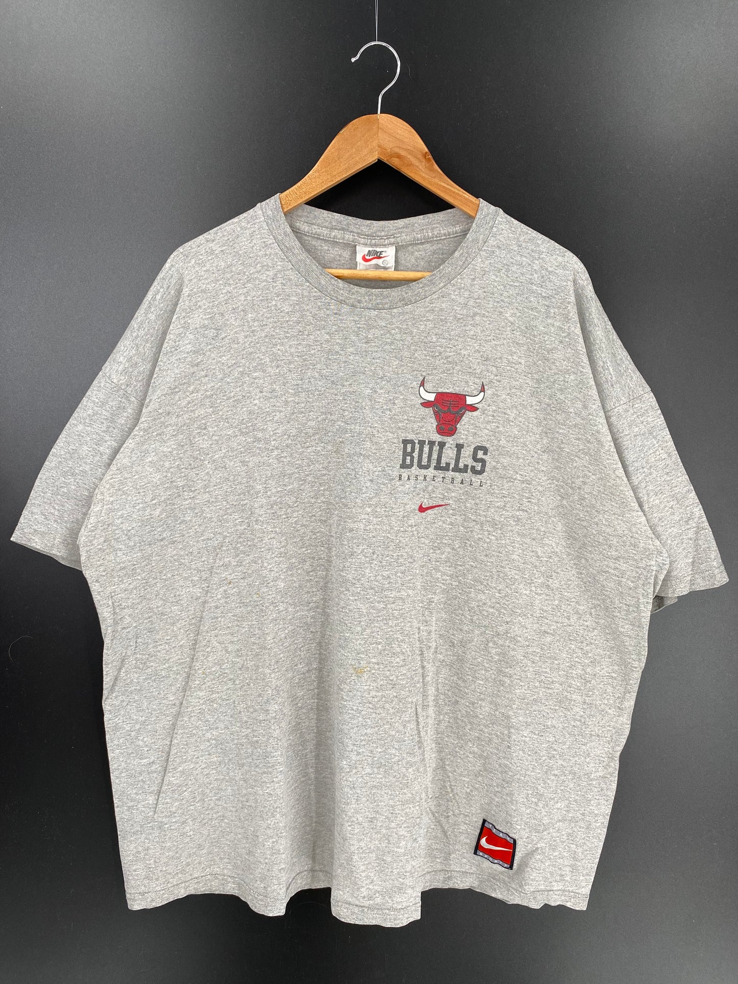 90’s NIKE CHICAGO BULLS SIZE XXL VINTAGE NBA T- SHIRT / K588