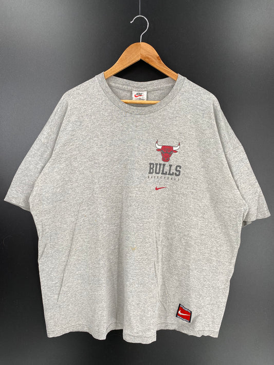 90’s NIKE CHICAGO BULLS SIZE XXL VINTAGE NBA T- SHIRT / K588