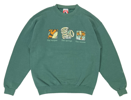 90's The Tigger Winnie the Pooh Made in USA Disney Sweat-Shirt / 3108