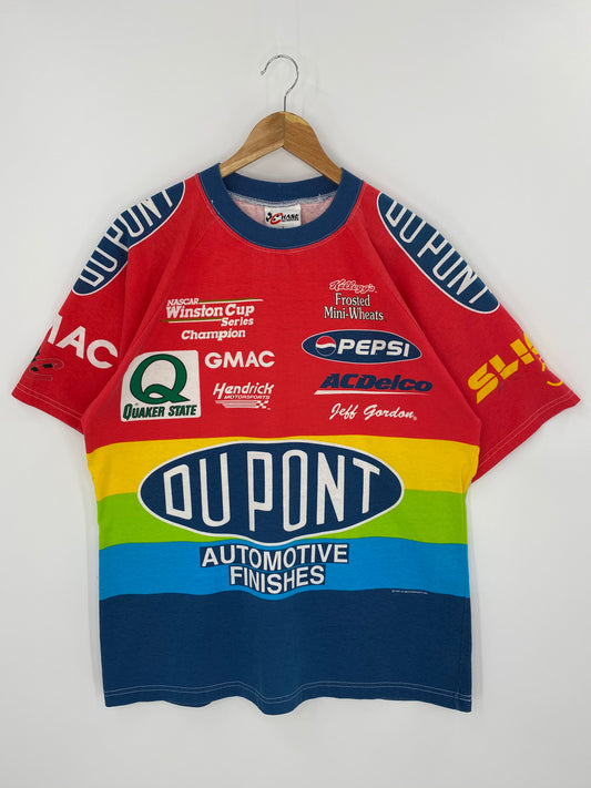 1997 CHASE AUTHENTICS Made in USA Size L Vintage Racing T-shirt / 7343